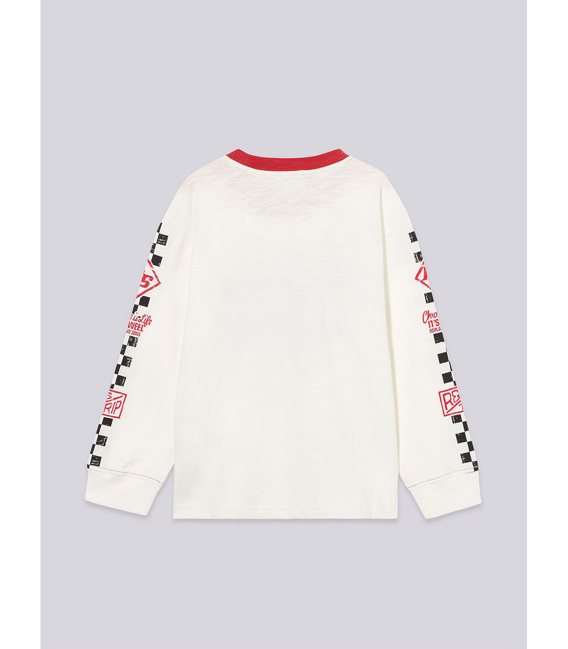 ボーイズ ロングTシャツ 詳細画像 ホワイト 2